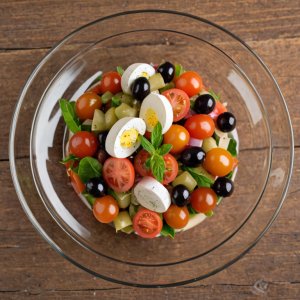 Salade de pâtes méditerranéenne