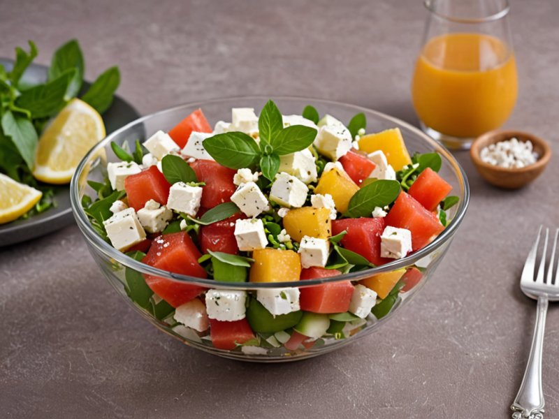 Salade pastèque feta