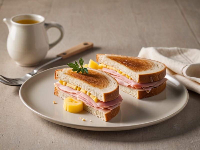 Sandwich léger à l'ananas