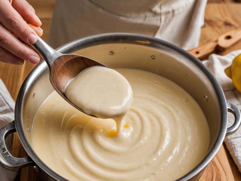 Sauce béchamel au citron