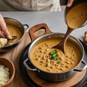 Sauce béchamel au curry