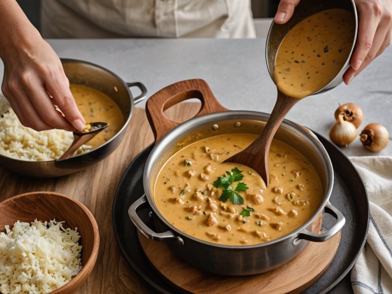Sauce béchamel au curry