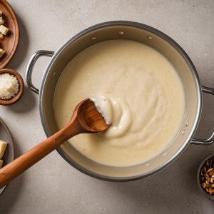 Sauce béchamel aux fromages