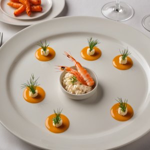 Scampis à la crème