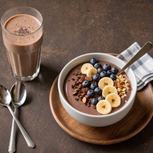 Smoothie bowl chocolat