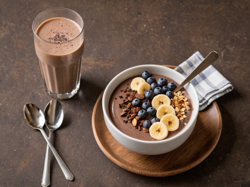 Smoothie bowl chocolat