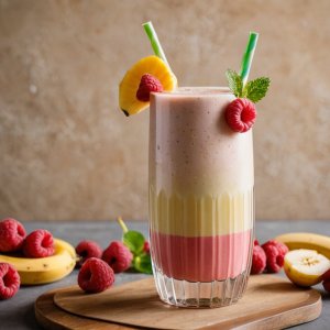 Smoothie douceur rosée