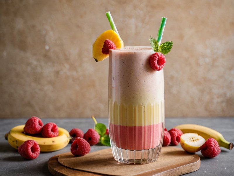 Smoothie douceur rosée