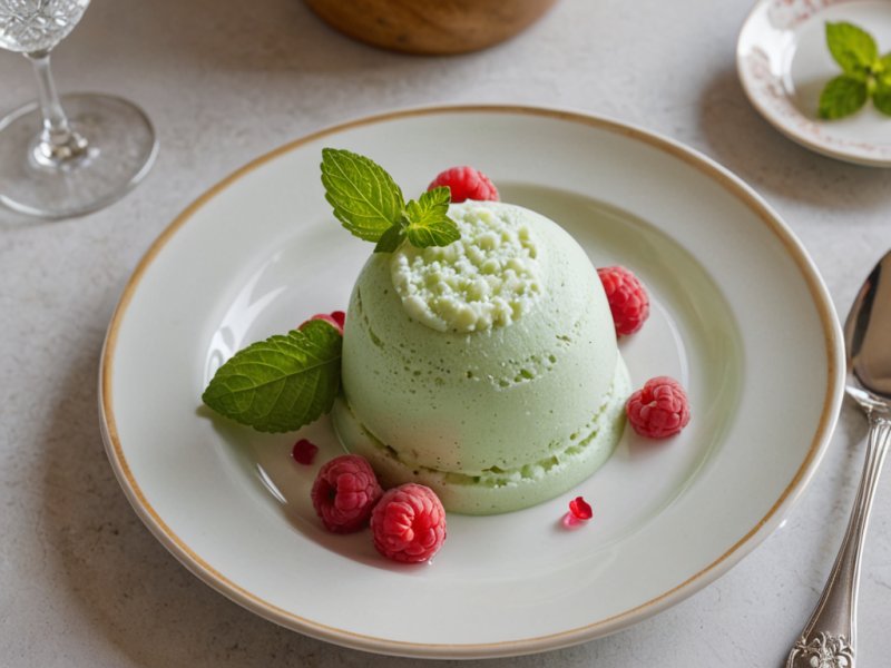 Sorbet à la menthe