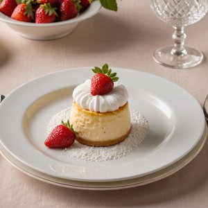 Soufflé glacé aux fraises