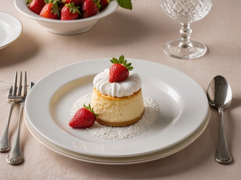 Soufflé glacé aux fraises