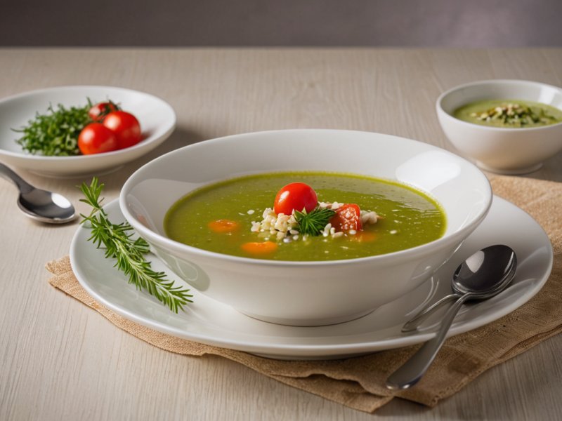 Soupe au chou vert frisé