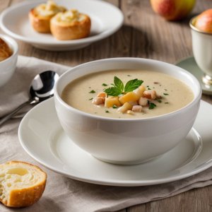 Soupe aux poireaux et pommes de terre