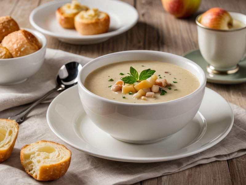 Soupe aux poireaux et pommes de terre