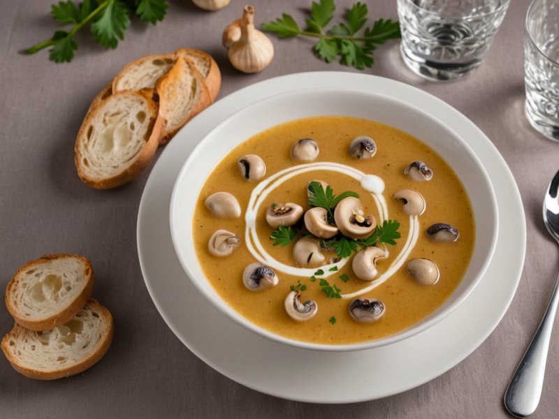 Soupe champignons