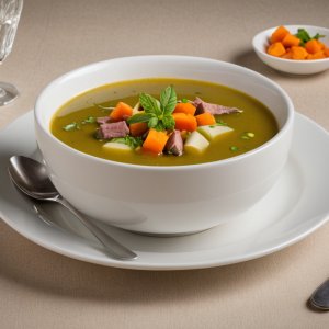 Soupe de légumes à La Menthe