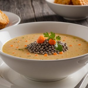 Soupe de lentilles corail