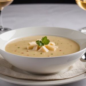 Soupe de panais à la pomme