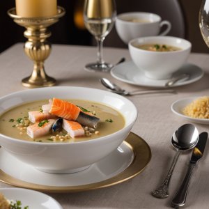 Soupe de poissons de roche