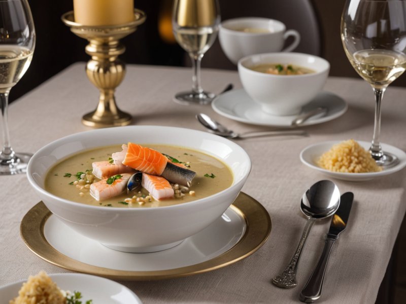 Soupe de poissons de roche