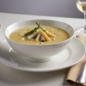 Soupe glacée aux asperges