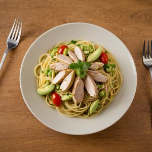 Spaghettis à l'avocat