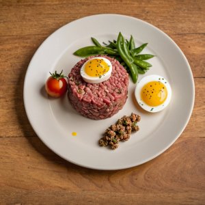 Steak tartare de boeuf