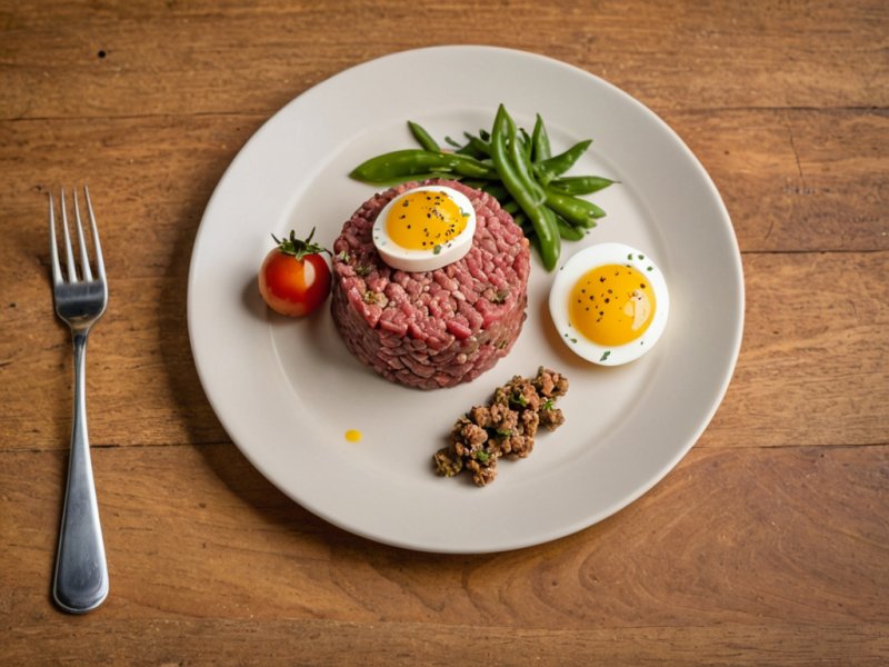 Steak tartare de boeuf