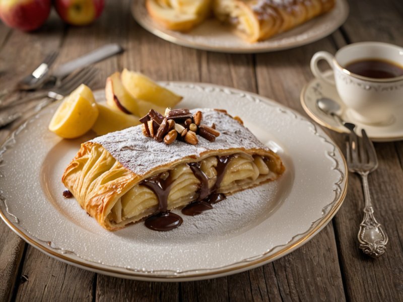 Strudel Pommes-Nutella
