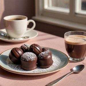 Sucettes en chocolat au sucre pétillant