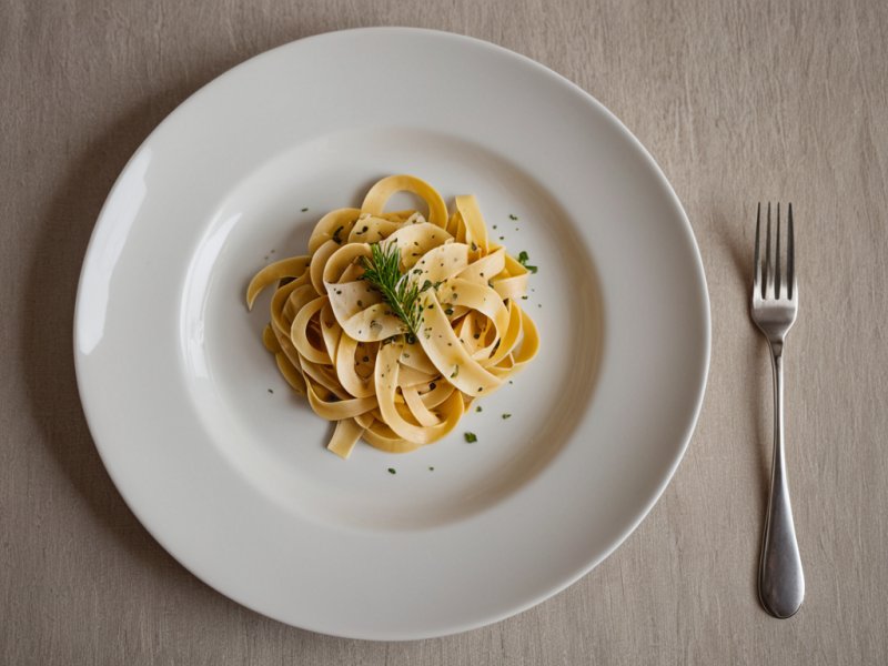 Tagliatelles aux Saint-Jacques et poireau