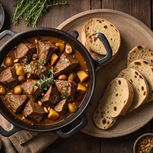 Tajine d'agneau aux amandes