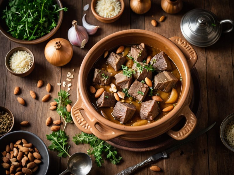 Tajine d'agneau miel