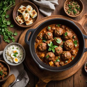 Tajine de boulettes de kefta