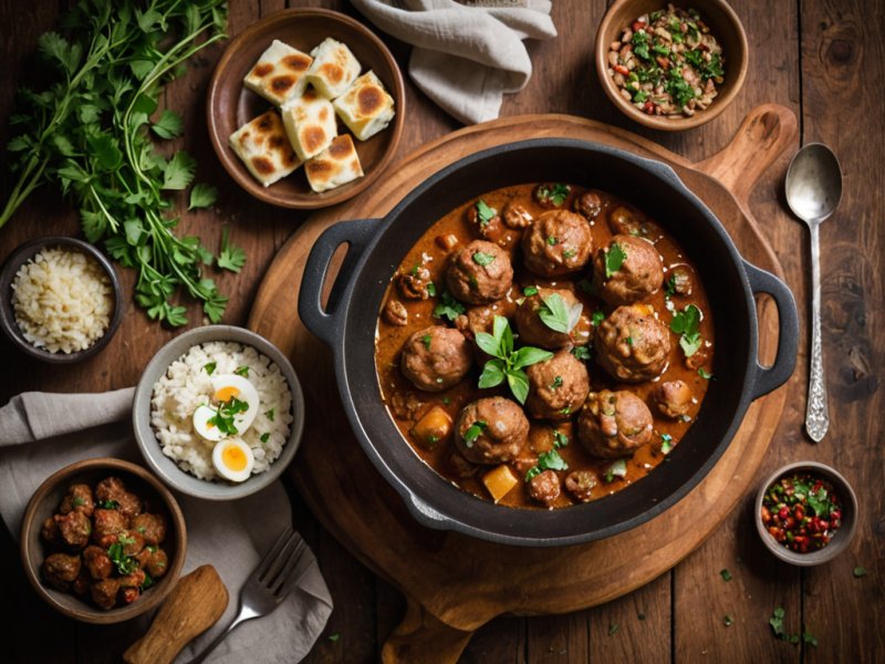 Tajine de boulettes de kefta