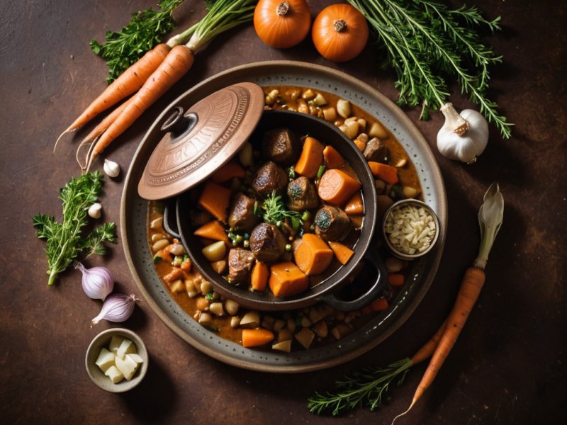 Tajine de topinambours