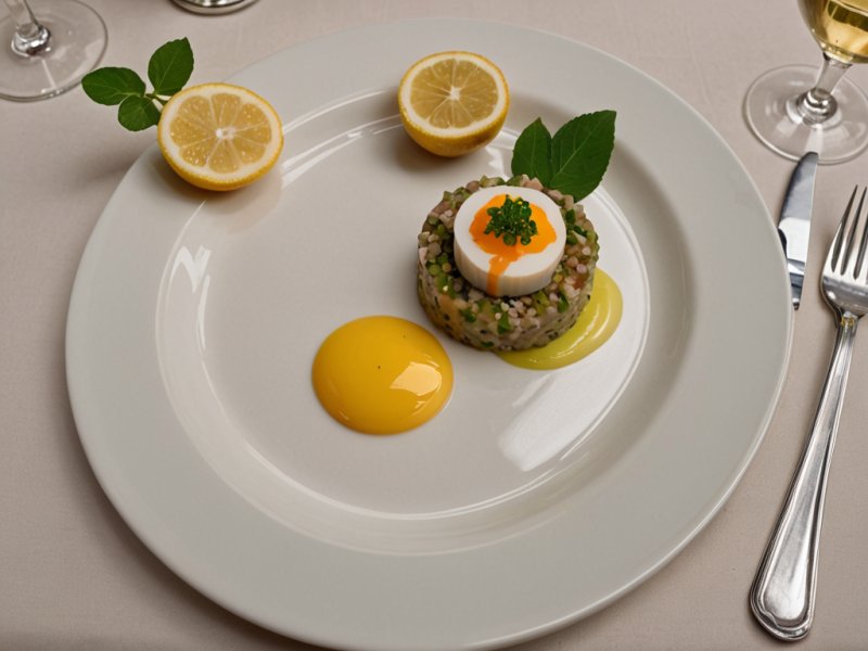 Tartare de daurade au citron