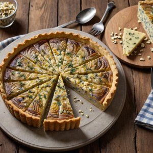 Tarte au fenouil et roquefort