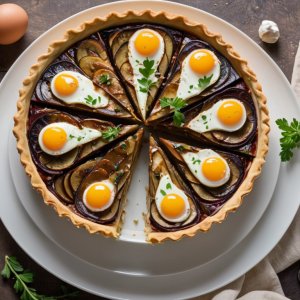 Tarte aux aubergines
