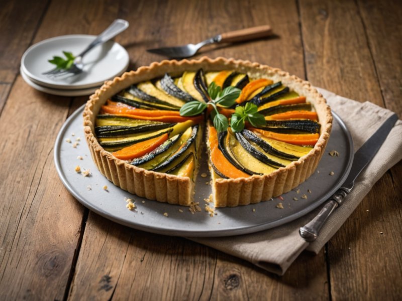 Tarte aux courgettes et aux carottes