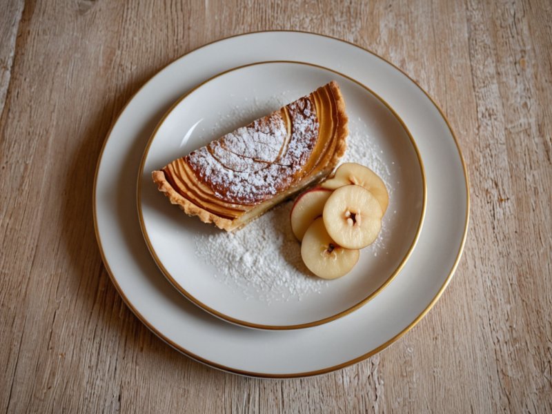 Tarte aux pommes et à la noix de coco