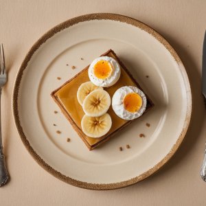 Tarte à la banane coco