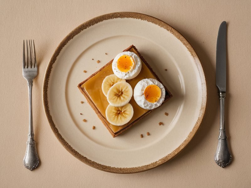 Tarte à la banane coco