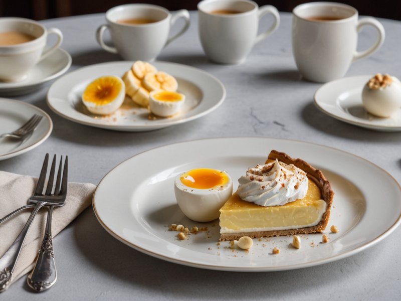 Tarte à la banane meringuée