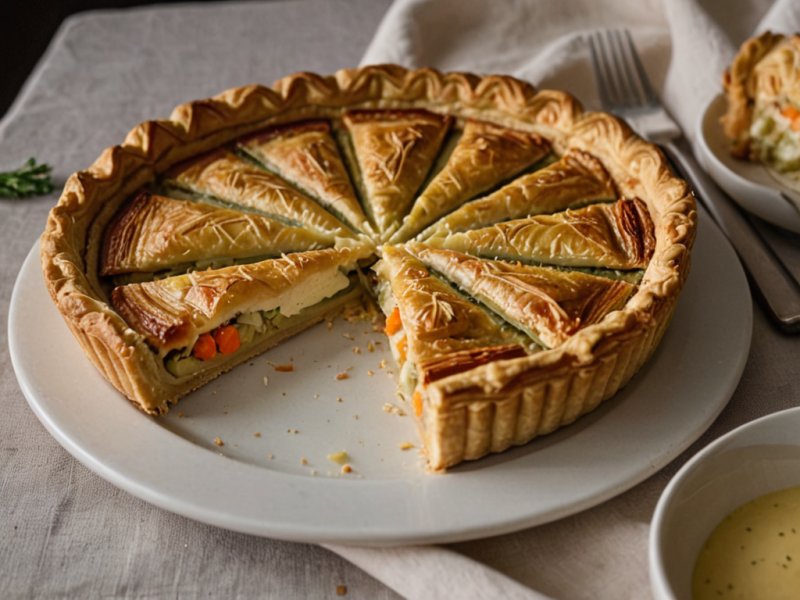 Tarte poireaux-carottes