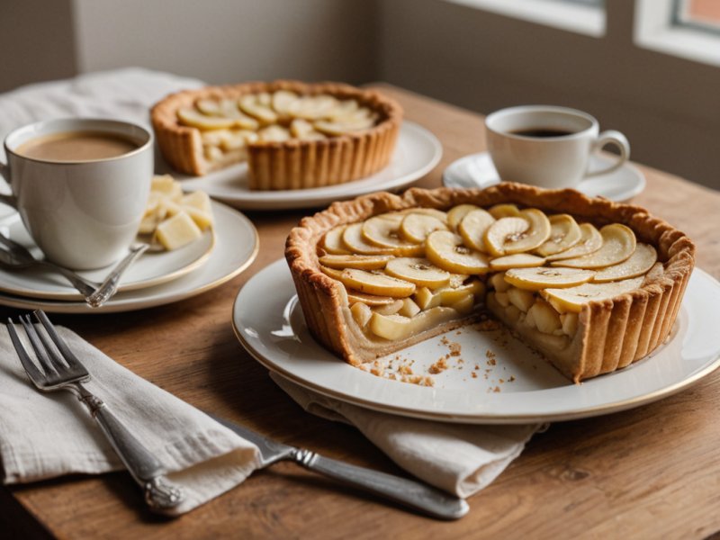 Tarte pommes bananes