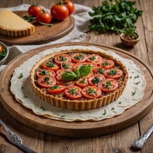 Tarte thon, tomates et épinards
