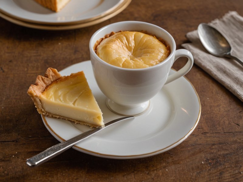 Tartelette poire fromage-blanc