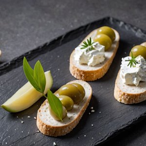 Tartinade chèvre cornichon