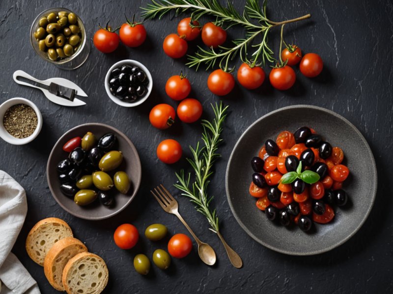 Tartinade tomates séchées Olives noires
